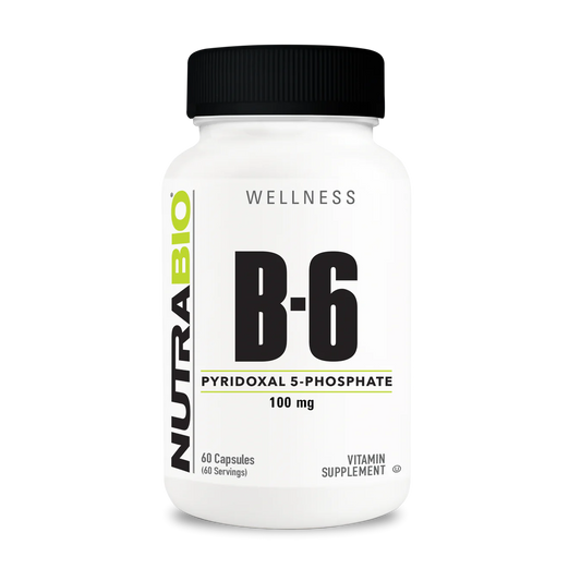 Vitamin B-6 P5P 100mg - 60 Capsules Nutrabio