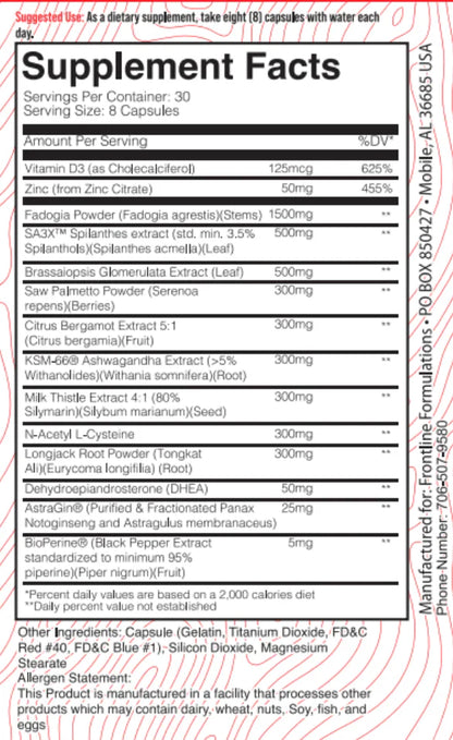 Testaplexx Frontline formulations