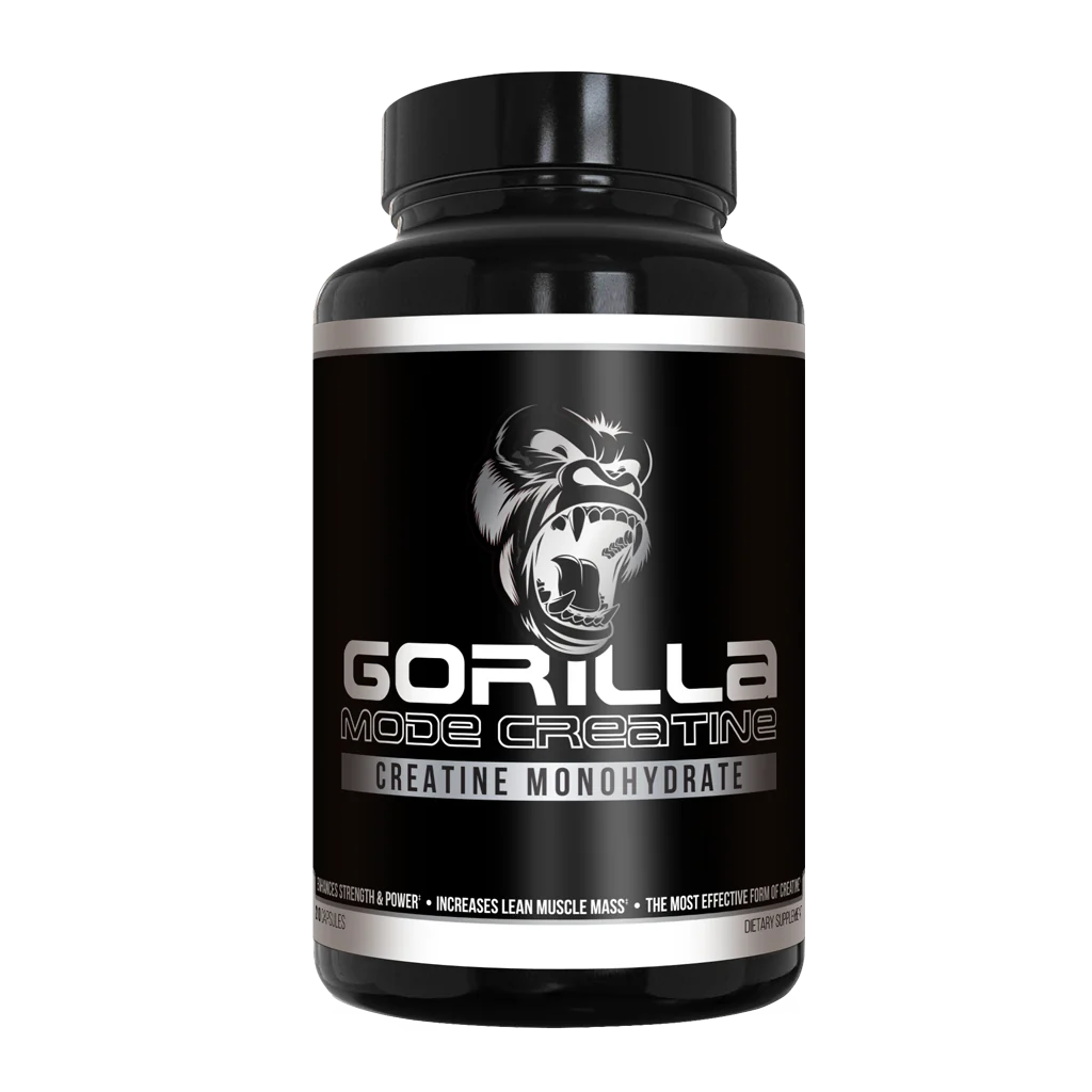 Gorilla Mode Creatine Monohydrate Capsules Gorilla Mind