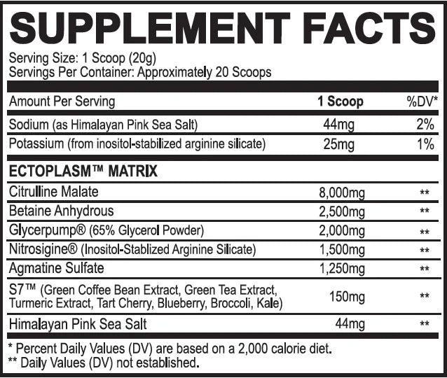 EctoPlasm- Nitric Oxide Black Magic