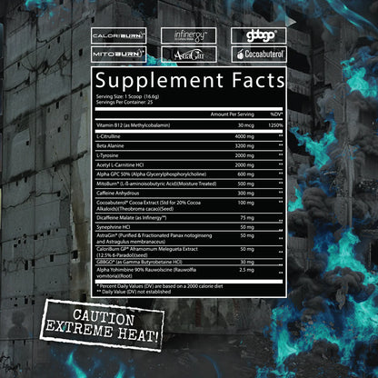 Manhattan Project- Thermogenic Pre Workout Frontline formulations