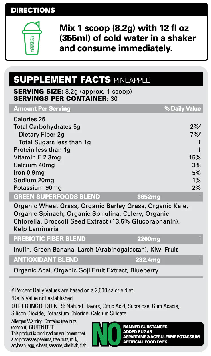 OxyGreens- Daily Super Greens EHP Labs