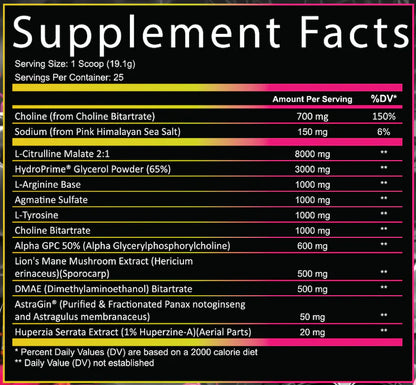 Project MK Ultra Nootropic Pump Powder