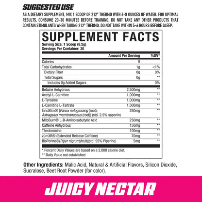 212 Thermo: High Powered Thermogenic