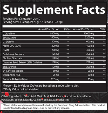 KULT™️ Pre Workout